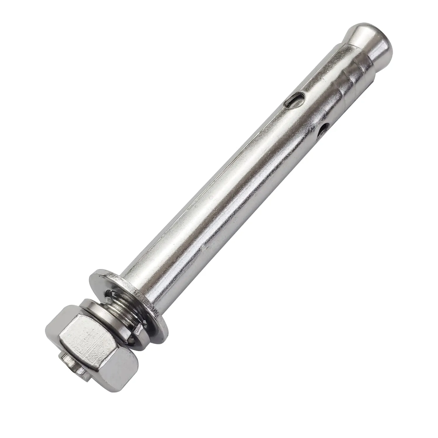 10 Pack M10x100mm Expansion Bolts Anchor Bolt 304 Stainless Steel External Hex Expansion Screw Bolt Sleeve Anchor Fastener Wall Concrete