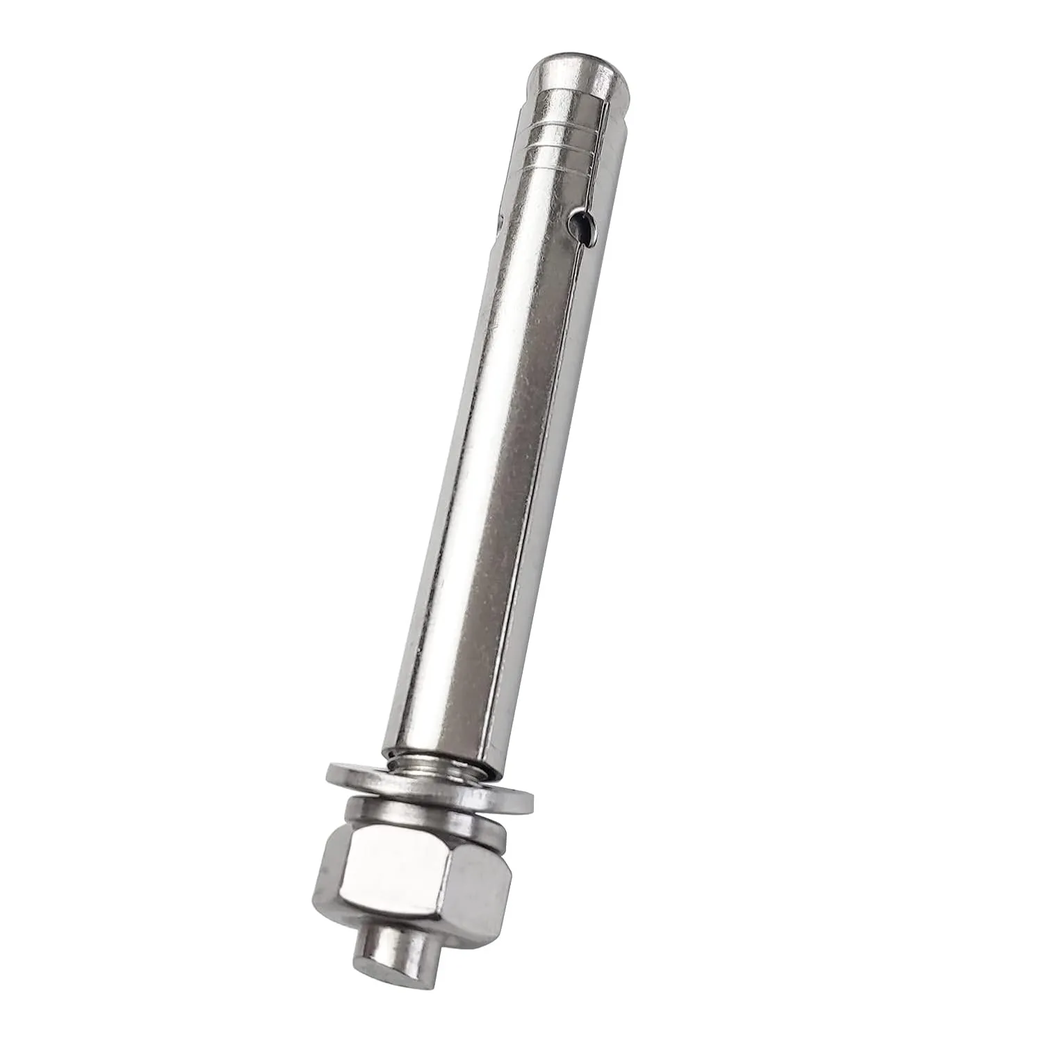 10 Pack M12x120mm Expansion Bolts Anchor Bolt 304 Stainless Steel External Hex Expansion Screw Bolt Sleeve Anchor Fastener Wall Concrete