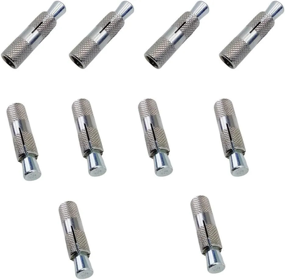 10 Pc Marine Stainless Steel T304 5/16" Drop in Anchor Fastener Bolt Grip Anchor