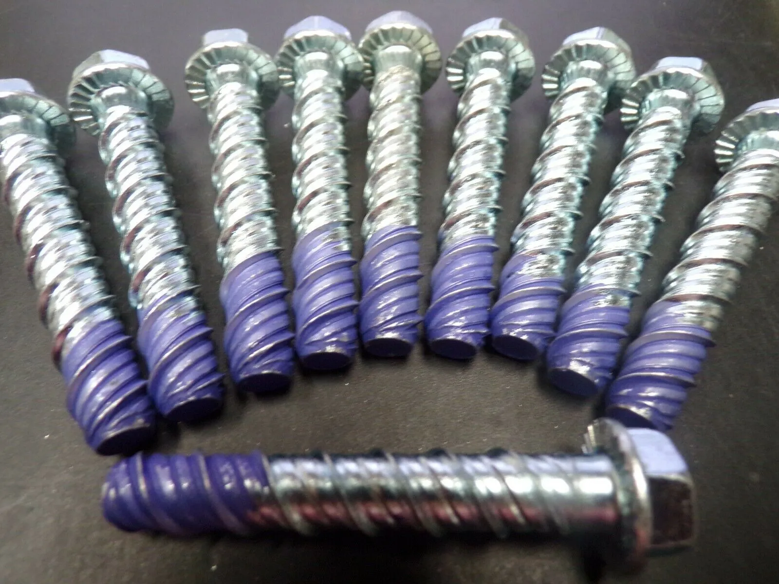(10) WEDGE BOLT HEAVY DUTY CONCRETE ANCHORS 3/8 X 2-1/2 (184013785973-NBT60)