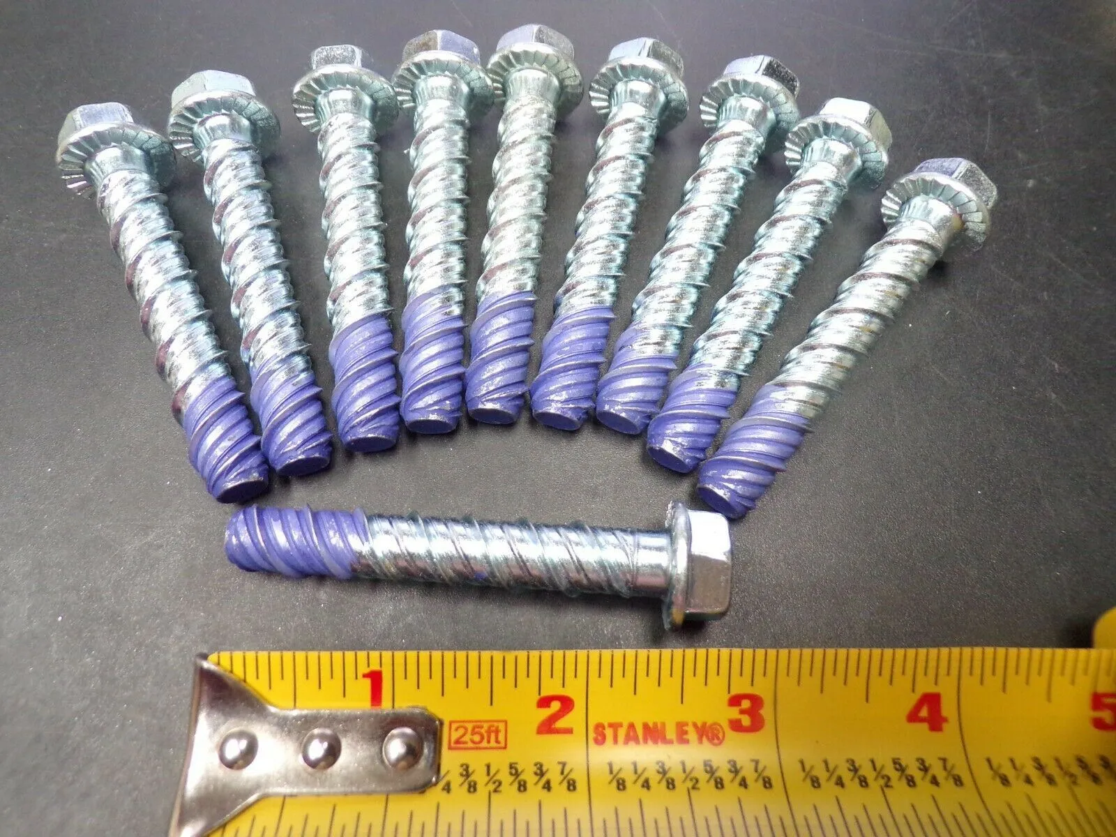 (10) WEDGE BOLT HEAVY DUTY CONCRETE ANCHORS 3/8 X 2-1/2 (184013785973-NBT60)