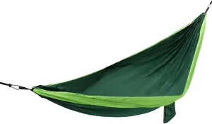 106.3 * 55.12in Camping Hammock, Portable Hammock Double & Single with Staps, Hammock for Backpacking and Travel Hiking Camping, Blackish Green Light Green