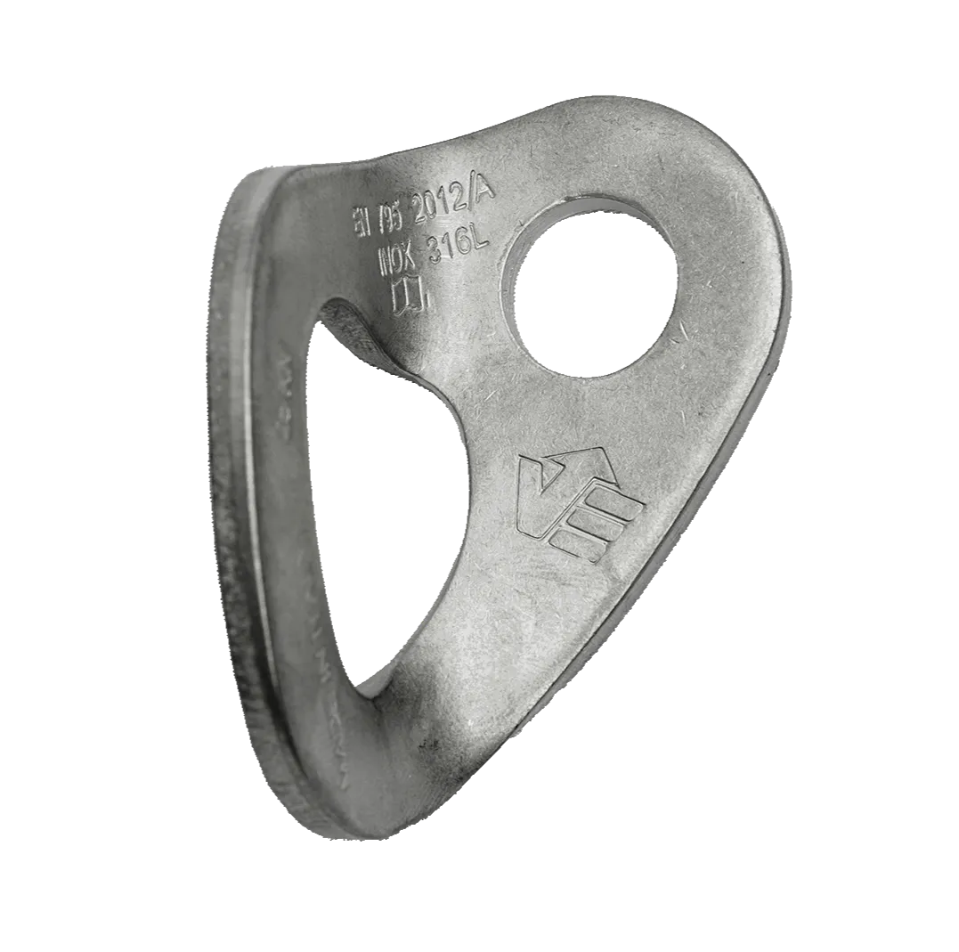 12mm (1/2") Bolt Hanger 316L Stainless, 4mm thickness