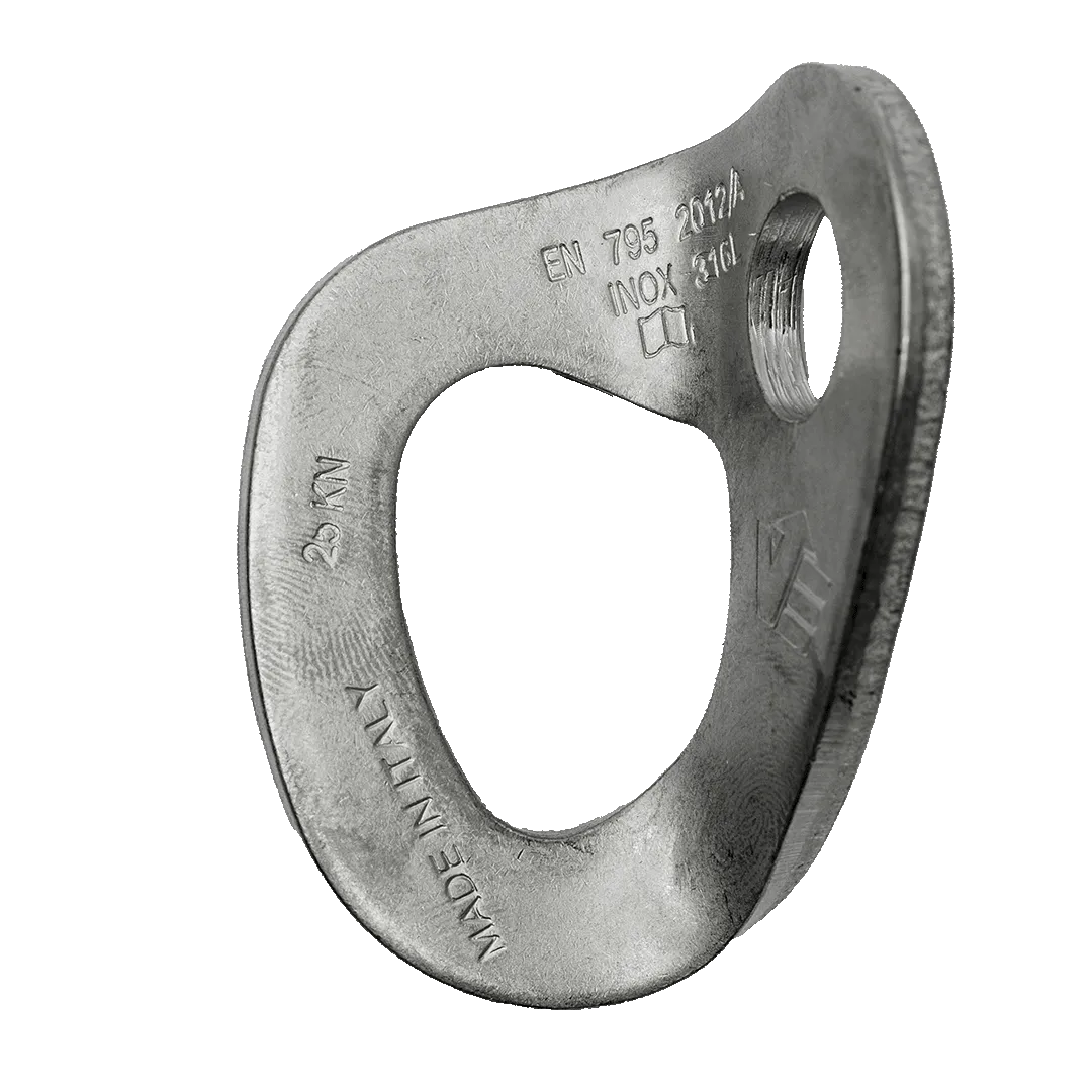 12mm (1/2") Bolt Hanger 316L Stainless, 4mm thickness