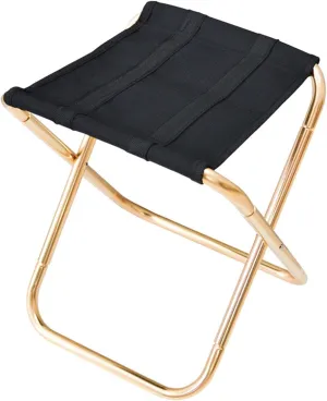 18“*13”* 13” Outdoor Aluminum Folding Chair, Camping Portable Fishing Stool, Travel Portable Barbecue Chair