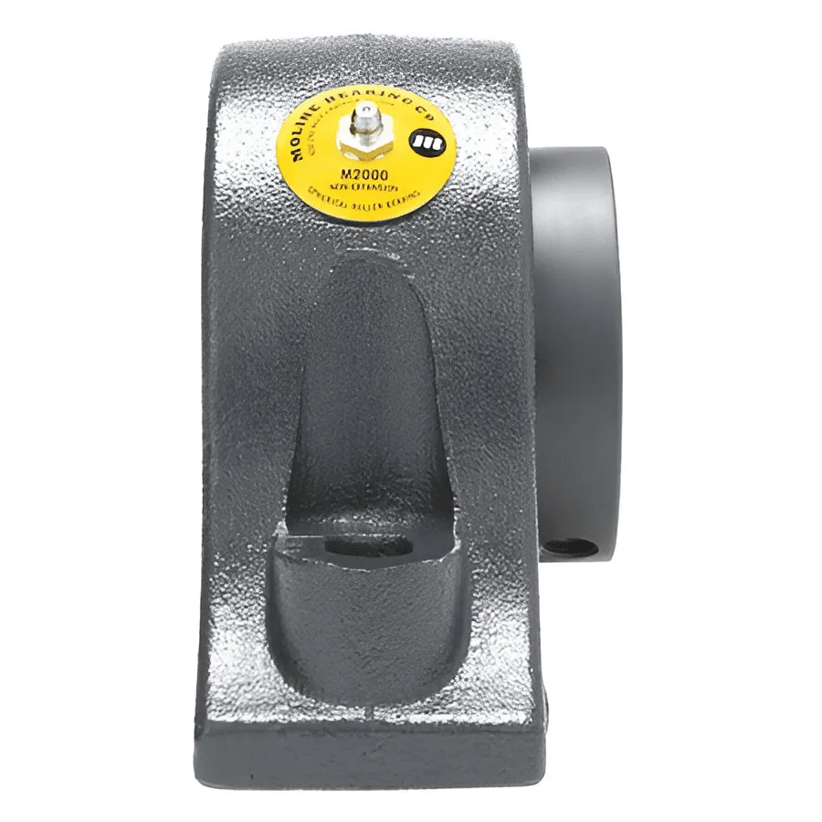 19221107 Moline Bearing M2000 2-Bolt Spherical Pillow Block 1-7/16" Non-Expansion