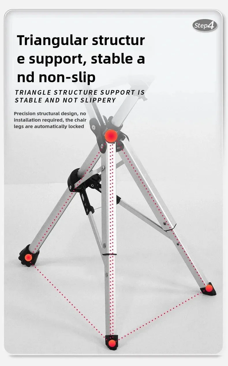 2-in-1 Folding Cane Chair – Lightweight Aluminum Walking Stick with Built-In Seat for Seniors & Outdoor Use