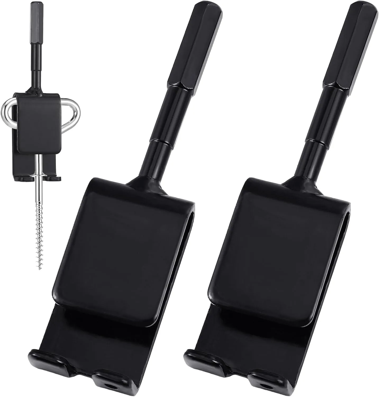 2 Pcs Ice Anchor Drill Install Adapter Ice Anchor Tool Stake Drill Adapter Ground Auger Adapter Shaft for Setting up Shanty Winter Fishing Shelter Tent Insert Sewing Accessories