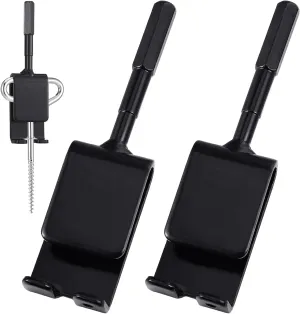 2 Pcs Ice Anchor Drill Install Adapter Ice Anchor Tool Stake Drill Adapter Ground Auger Adapter Shaft for Setting up Shanty Winter Fishing Shelter Tent Insert Sewing Accessories