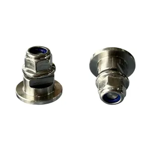 2Pcs Replacement Stainless Steel Screw Bolts Compatible with Lazy Boy La-Z-Boy Rocker Recliner Leg Rest, Foot Rest, Scissor Mechanism Grommet