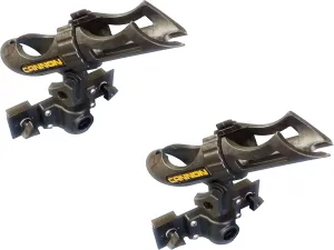 2X Rod Holder for Lund Boat Sport Trak Gunnel System - with Cannon Rod Holder Installed