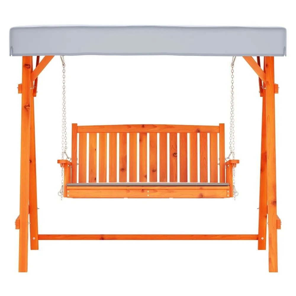 3 Seater Gardeon Outdoor Swing Wooden Chair Green