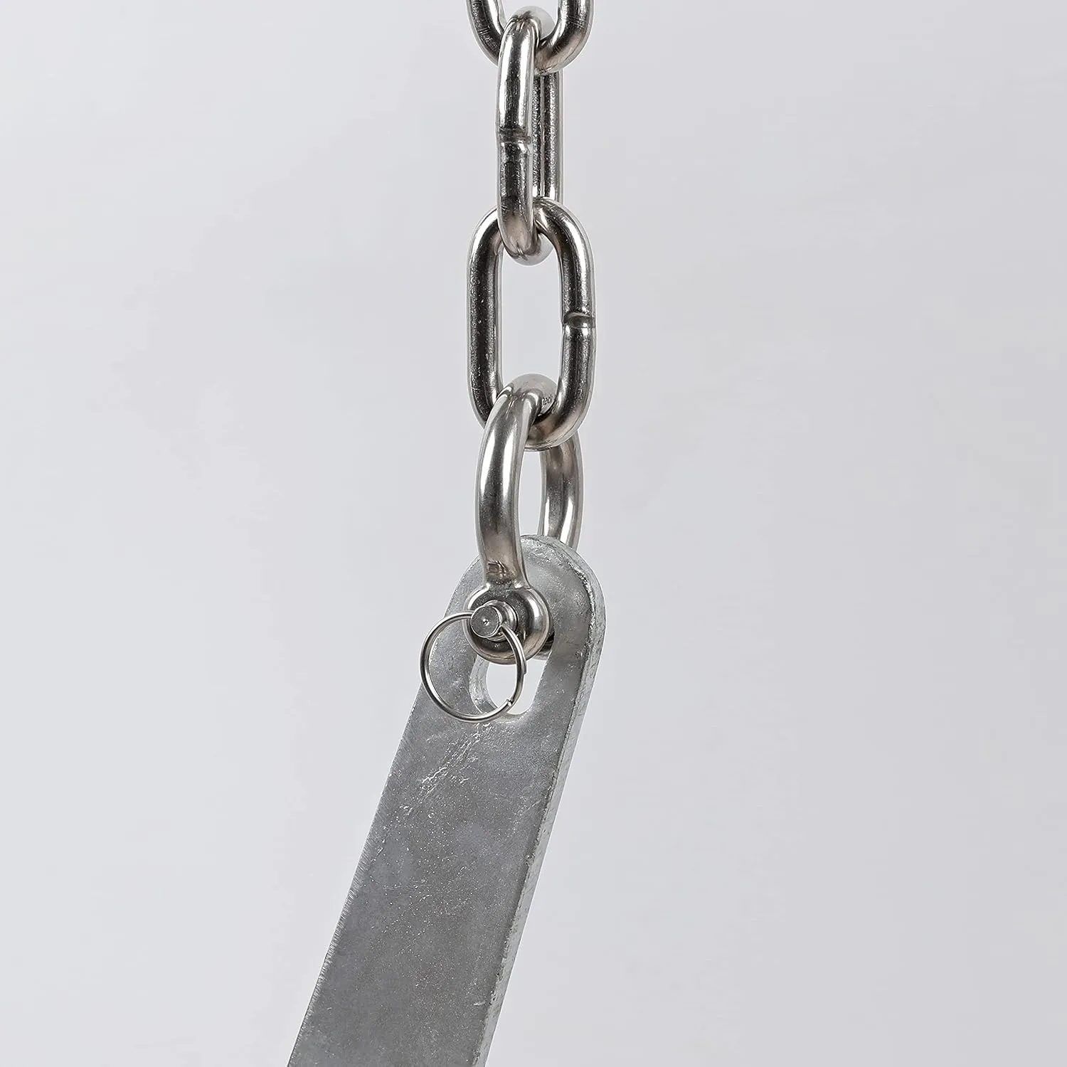 316 Stainless Steel Boat Anchor Chain with 2 Pcs Anti-Off Shackles, Marine Grade