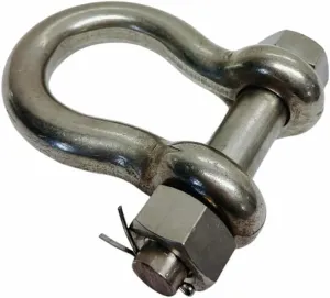 316 Stainless Steel Drop Forged 5/8" Bolt Pin Anchor Shackle 4000Lb WLL