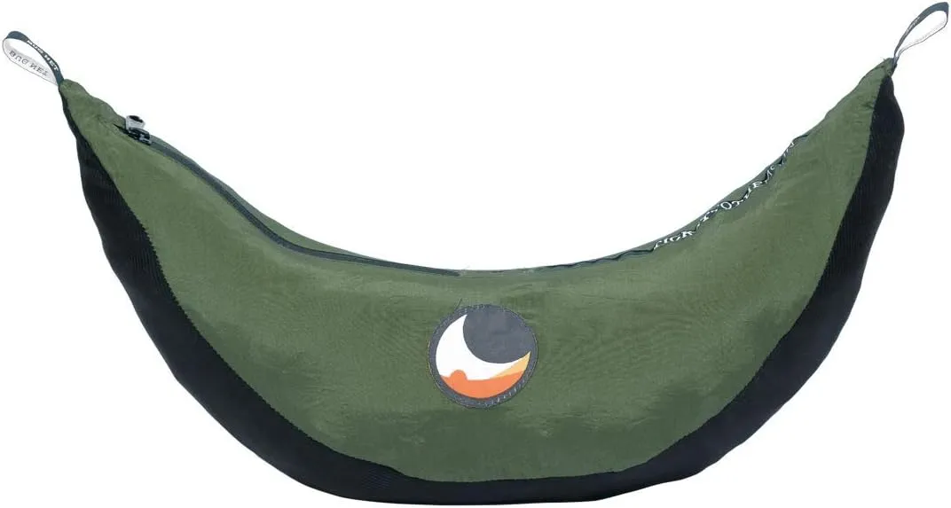 360° Convertible Mosquito and Bug Hammock Net - Fair Trade & Handmade All-Round Protection from Bugs and Insects - Double Circular Zipper Opens Ceiling for Extra Comfort - Black