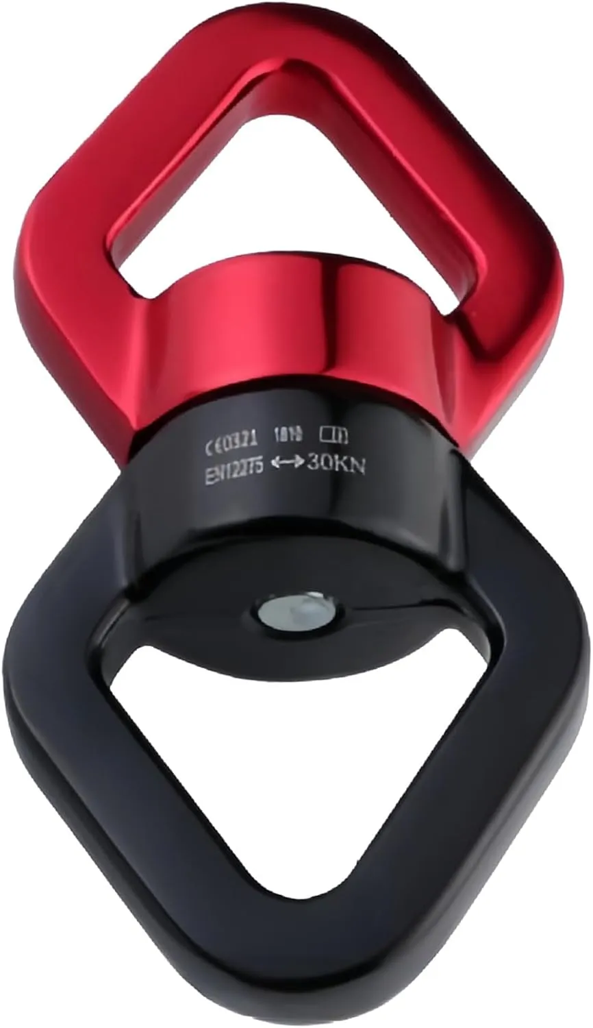 360 Degree Rope Swivels Connectors for Hammock Rock Climbing 30KN Climbing Swivels Aluminum Alloy Rotational Swivels
