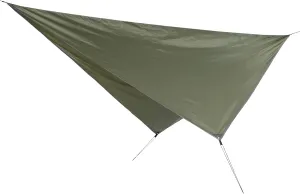 360x290cm Camping Cover Waterproof Multifunction Rhombus Canopy Beach Shade Cloth (Army Green)