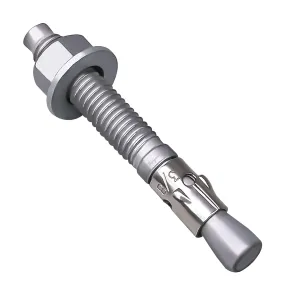 3/8-3 inch Wedge Anchor Galvanized Carbon Steel, Expansion Screw Bolt Heavy Duty Fastener for Concrete Masonry Cement（Pack of 30pcs