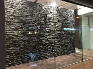 3D Wall Panels for Interior and Exterior Wall Decoration Brick Design Pack of 3 Tiles (Compositive) (Reef Brick, Black)