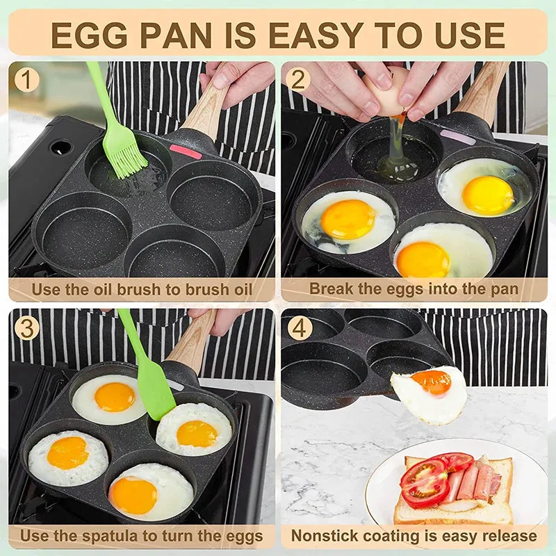4-hole Omelet Pan Frying Pot