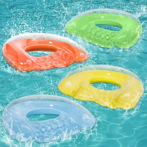 4 Pack Pool Floats Adult, PuppyuWill Minimalist Design Pool Chair Float, 46"X36" Mood-Boosting Colors, Drifter, Chair, Hammock 3-in-1 Inflatable Pool Toys for Pool Party, Lake, River, Sea, Outdoor