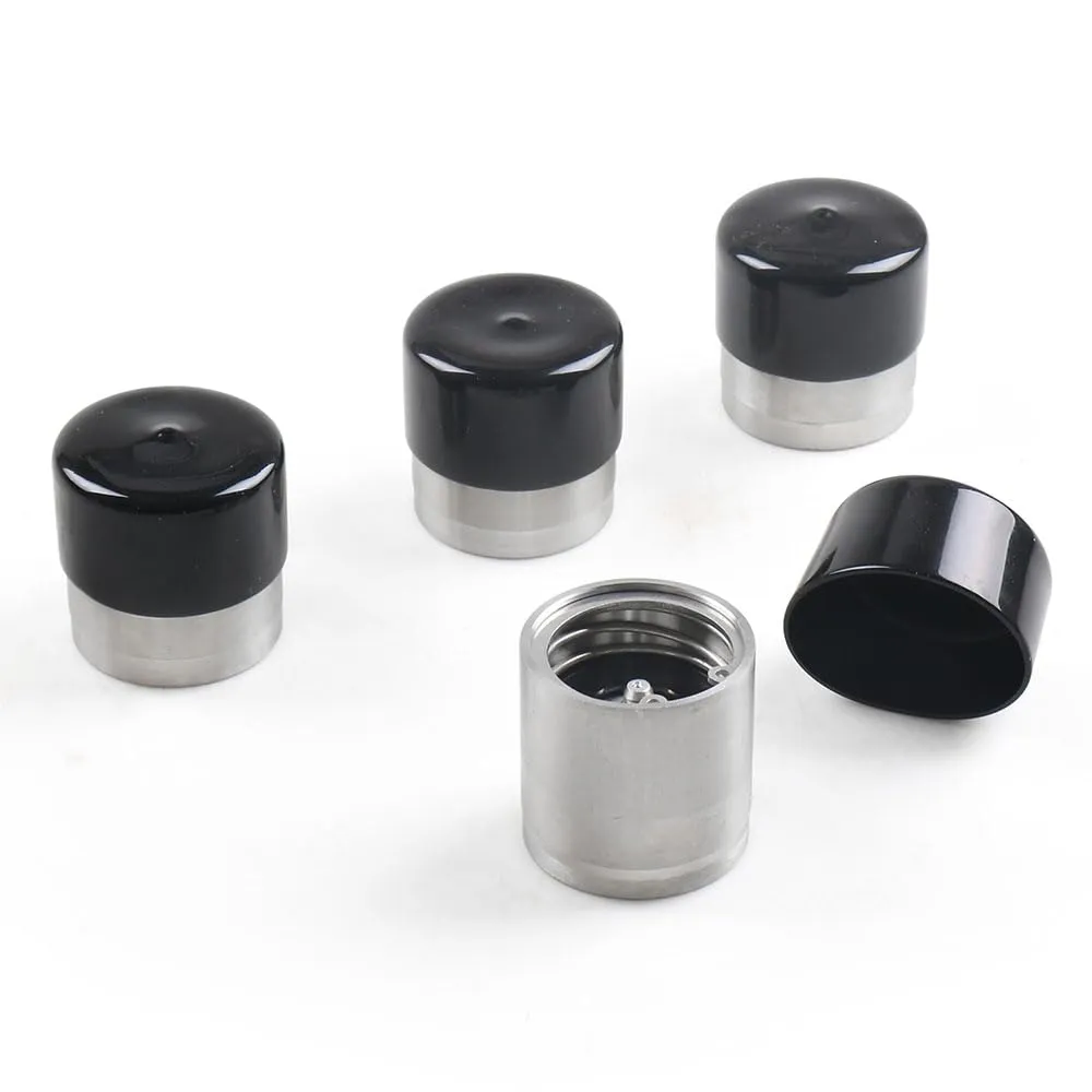 4pcs/Set Stainless Steel inch Boat Trailer Bearing Protector Cap with Dust Cover (1.98in)
