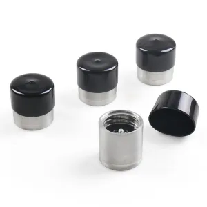 4pcs/Set Stainless Steel inch Boat Trailer Bearing Protector Cap with Dust Cover (1.98in)