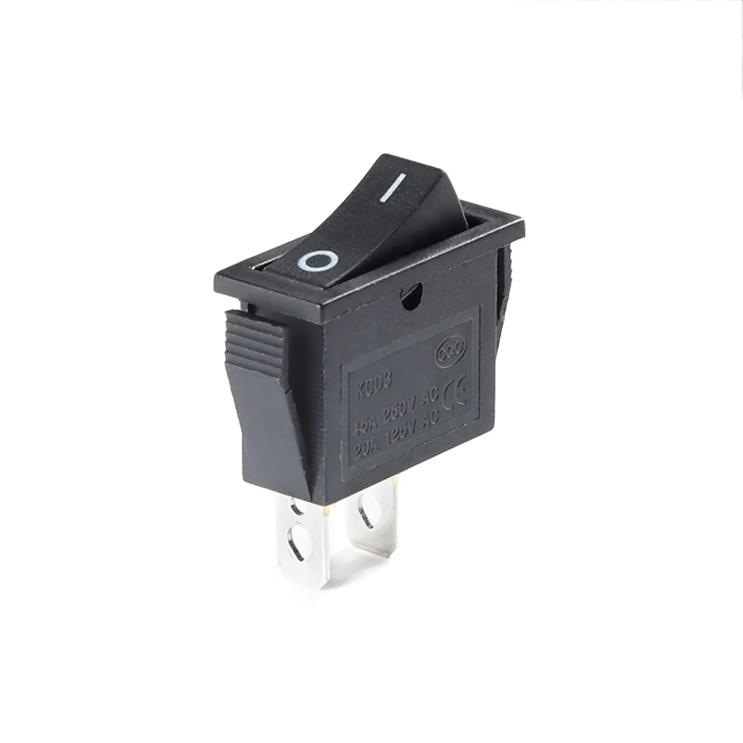 5PCS KCD3 Microswitch Electric Cooker Frying Pan Boat-Type Toggle Switch Ship-Type Seesaw 2/3 Feet 2/3 Gear Power Button Kit(3P 3 Gear with LED)