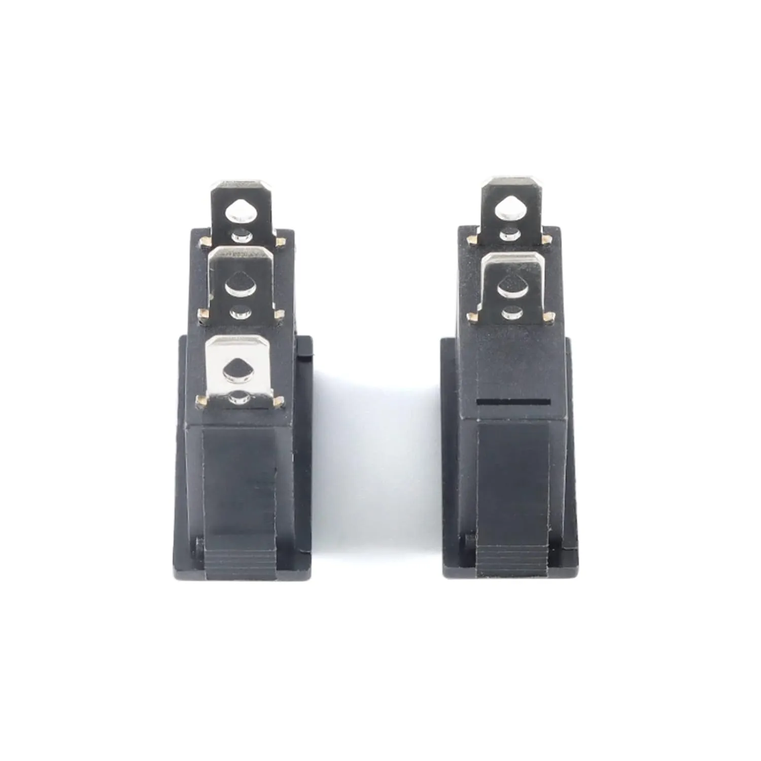 5PCS KCD3 Microswitch Electric Cooker Frying Pan Boat-Type Toggle Switch Ship-Type Seesaw 2/3 Feet 2/3 Gear Power Button Kit(3P 3 Gear with LED)