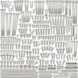 651 PCS Complete Set Stainless Steel Engine Bolt Kit Compatible with Honda FourTrax 250 TRX250R TRX 250R 1986 1987 1988 1989