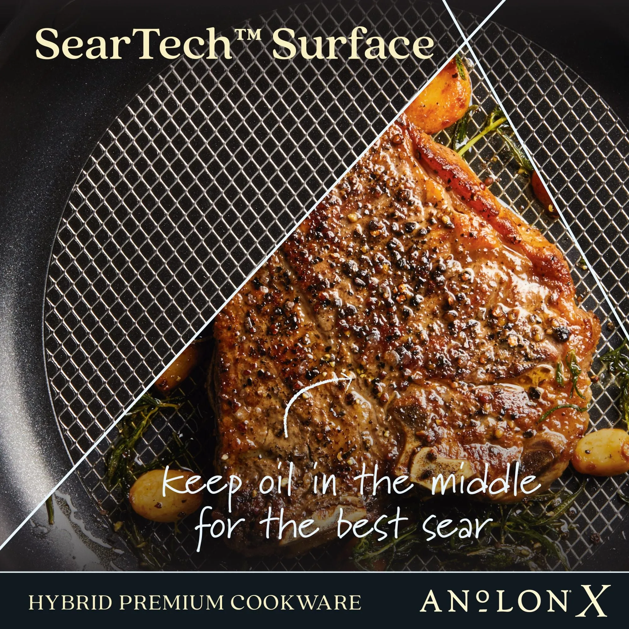 8.25-Inch Hybrid Nonstick Frying Pan