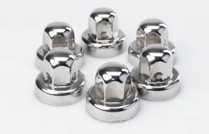 Alcoa Wheels Lugnut Nut Cover for Sprinter 3500 (6 Pack), for use with 16", 205mm Bolt Circle, Chrome, Push On Lug Nut Covers, PN: 000135