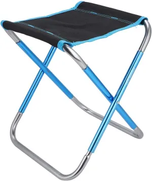 Alvinlite Ultralight Folding Camping Stool, Outdoor Fishing Chair Fishing Chair for Outdoors Travel Hiking (Black)