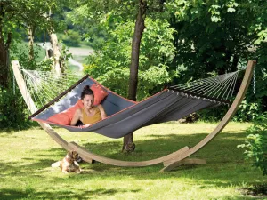 Amazonas American Dream Hammock with Stand Set (Sand and Petrol Only)