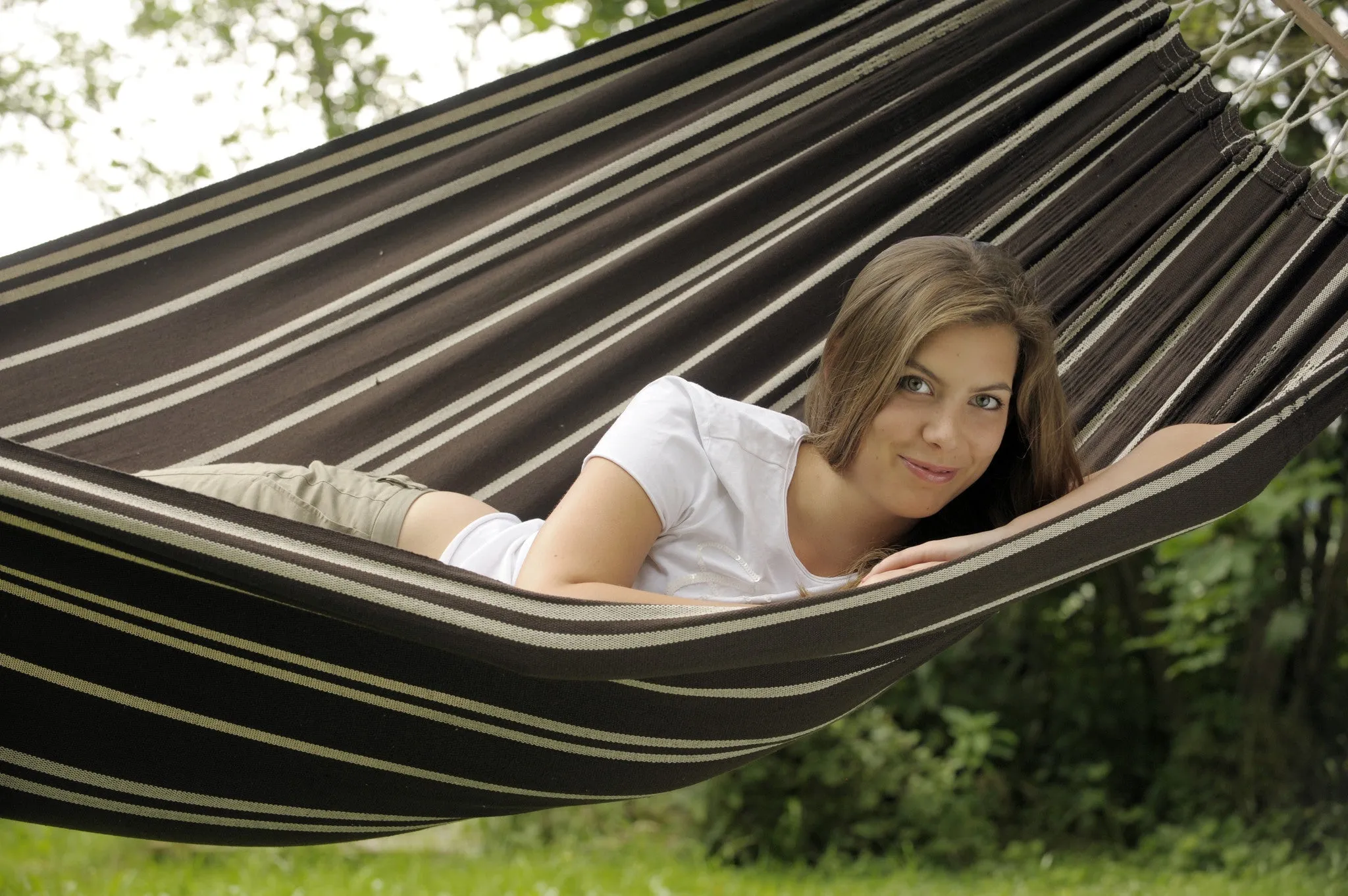 Amazonas Brasilia Mocca Hammock with Spreader Bar