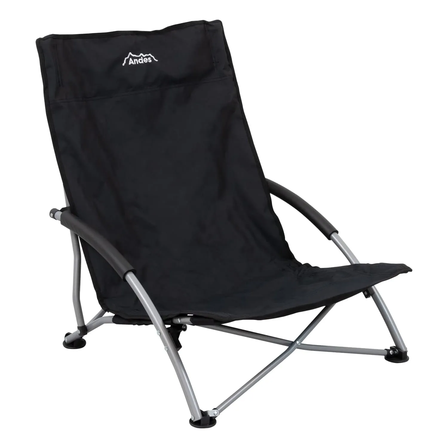 Andes Low Folding Beach/Fishing/Camping Deck Chair Outdoor Garden Lounger