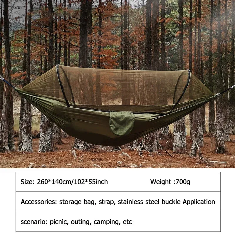 Anti Rollover Mosquito Net Hammock