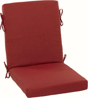 Arden Oceantex Outdoor Chair Cushion 20 x 20, Nautical Red