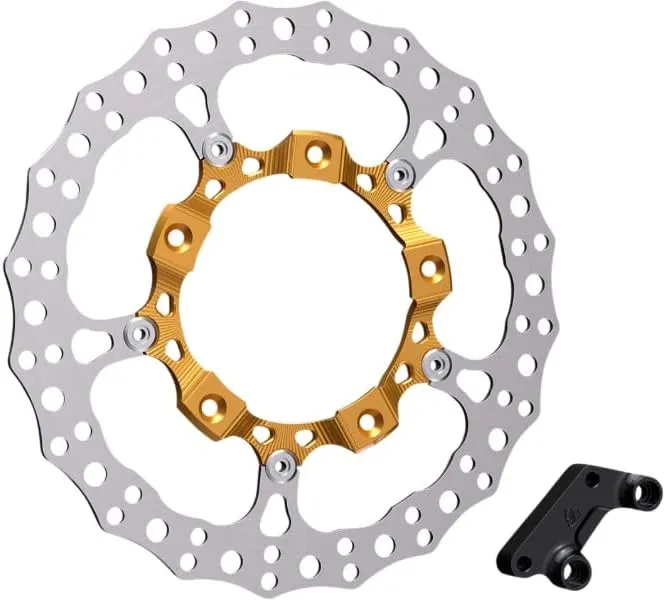 Arlen Ness 300-006 14in. Full Floating Rotor Kit - Gold
