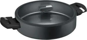 Berndes B.Green Aluminium Induction Frying Pan 28 cm Made from 100% Recycled Drinks Cans, 28cm, Black