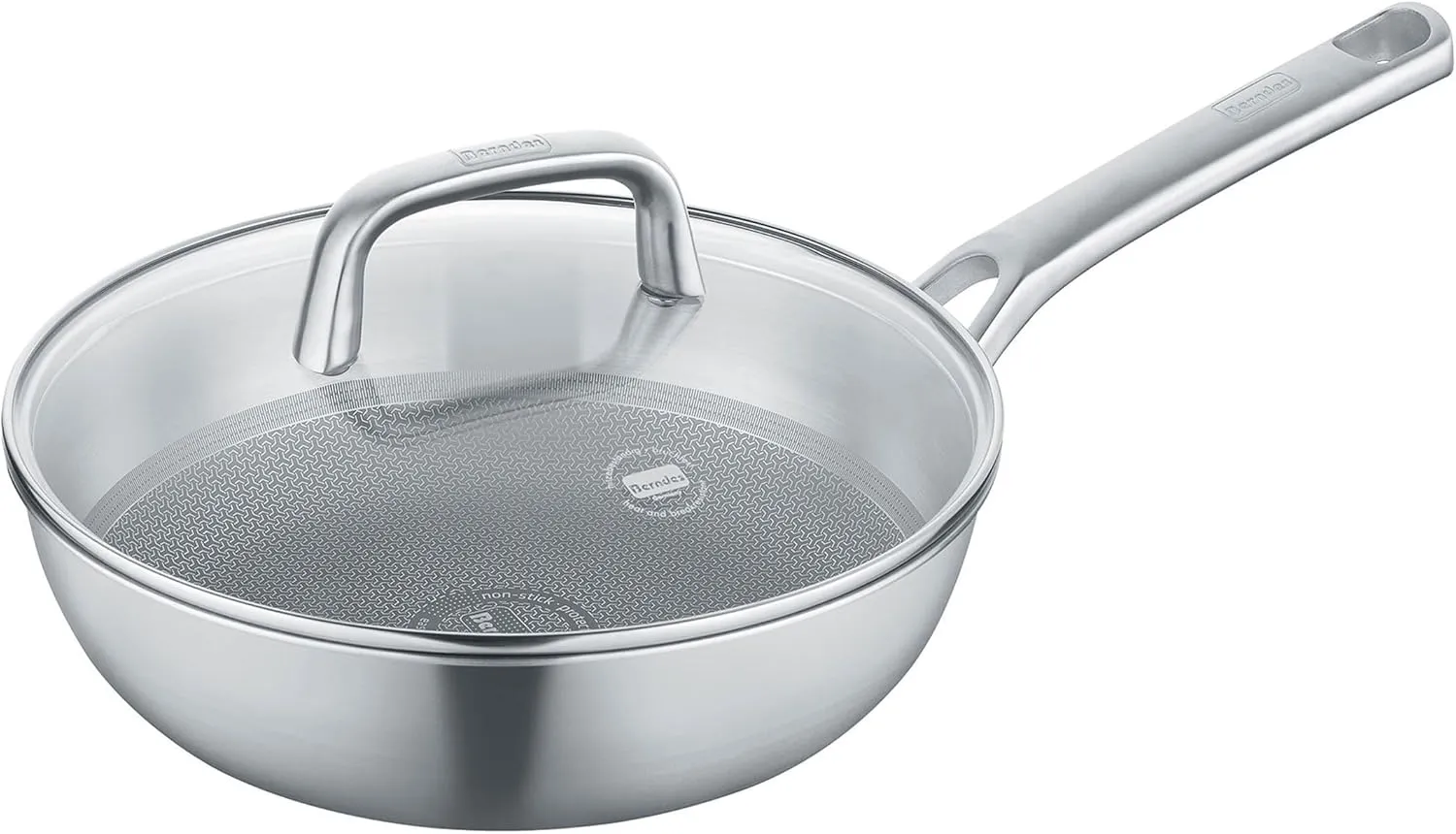 Berndes Tricion Resist Wok 26 cm, Wok Pan with Lid 3.4 L Volume, Suitable for All Hobs Including Induction, Non-Stick Coating
