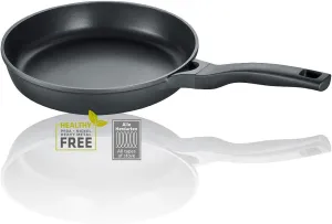 Berndes Vienna Frying Pan 20 cm Suitable for All Cookers with 3-Layer Full Surface Induction Non-Stick Coating, 20cm, Black