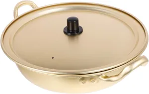 BESTOYARD Korean Ramen Noodle Pot Lightweight Aluminum Alloy Cookware for for Camping Hiking and Outdoor Gatherings for Ramen Soups and Stews