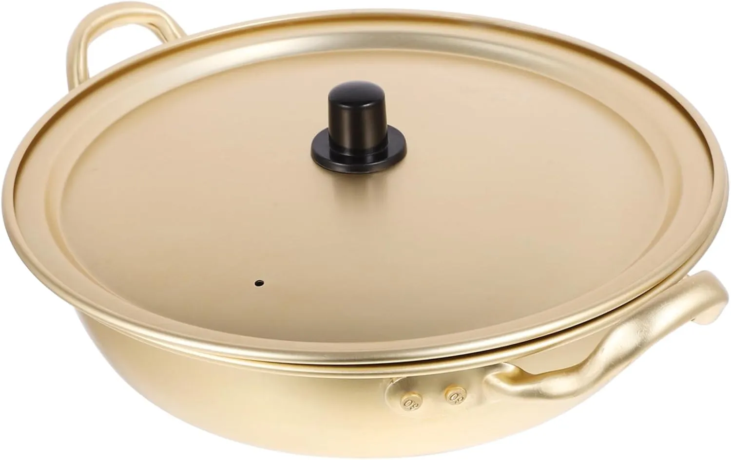 BESTOYARD Korean Ramen Noodle Pot Lightweight Aluminum Alloy Cookware for for Camping Hiking and Outdoor Gatherings for Ramen Soups and Stews