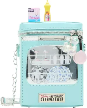 Betsey Johnson Clean or Dirty Crossbody, Blue