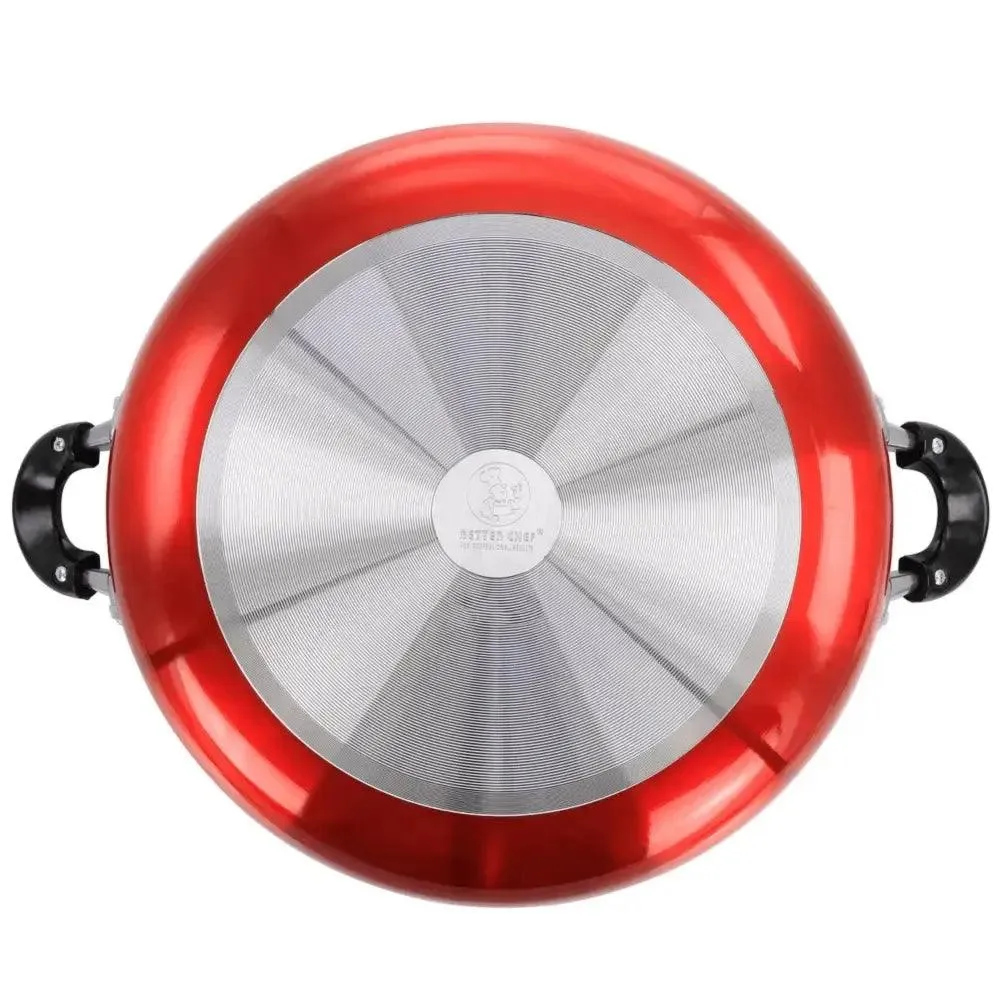 Better Chef 14" Aluminum Non-Stick Deep Fryer with Glass Lid