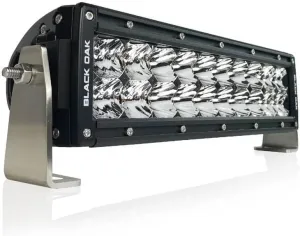 Black Oak 10-Inch LED Light Bar Combo Optics V2 Bolt Out 5W, Waterproof IP69K Rated Double Row Light Bar for Off-Road, UTV, ATV, Roof Rack, Dunes & Desert Riding