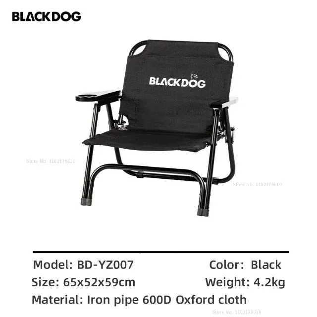 BLACKDOG Portable Camping Folding Chair