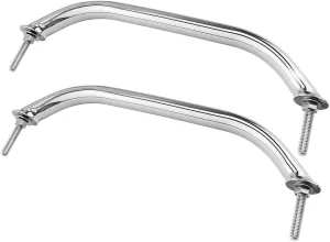 Boat Handle Grab 316 Stainless Steel Marine Grade Handles 8-5/8" Long 2PCS,Marine Handle Hand Rail,Boat Grad Rail, Heavy-Duty Stainless Steel Grab Handles