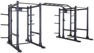 Body Solid (SPR1000DBBack) Pro Clubline Double Power Rack Extension, Multi-Function Fitness Weight Cage Racks for Commercial and Home Gym, Strength Workout and Squat Training, 1,000 lbs Capacity